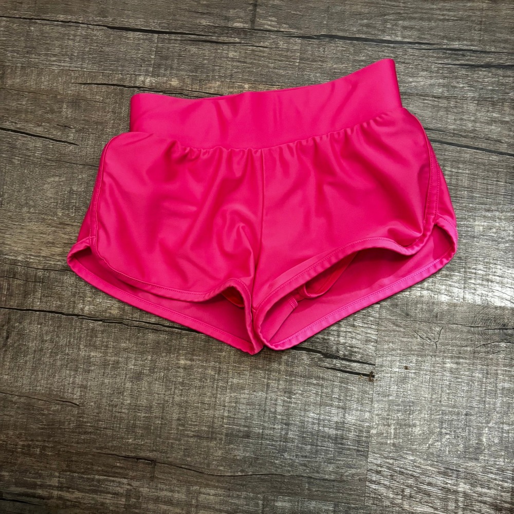 Cat Jack Girls Athletic Shorts Hot Pink Elastic Waist‎ Size XS 4 5